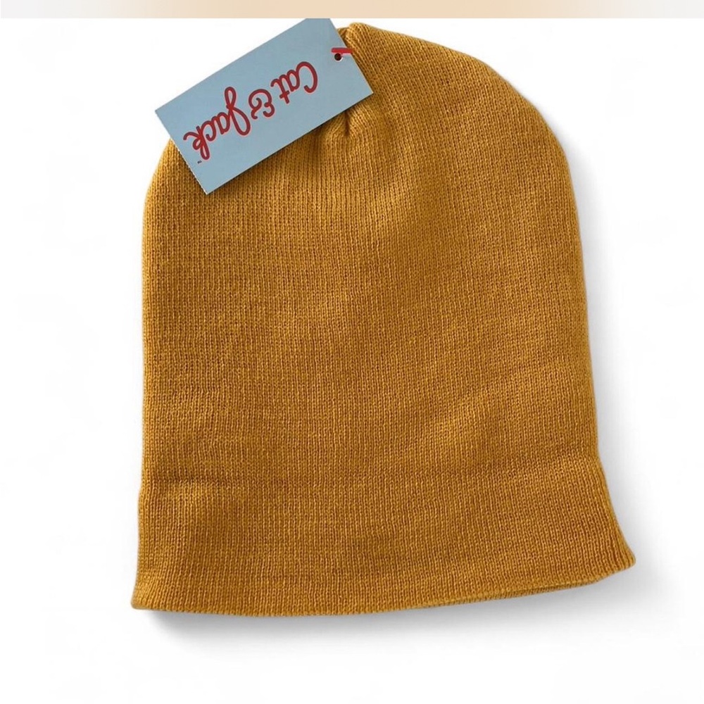 Mustard Yellow Kids Beanie